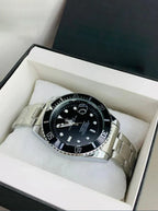 YW - Submariner Silver with Black Bezel - Premium Watch