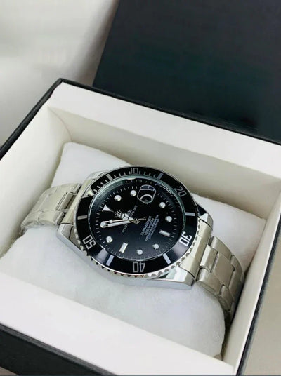 YW - Submariner Silver with Black Bezel - Premium Watch