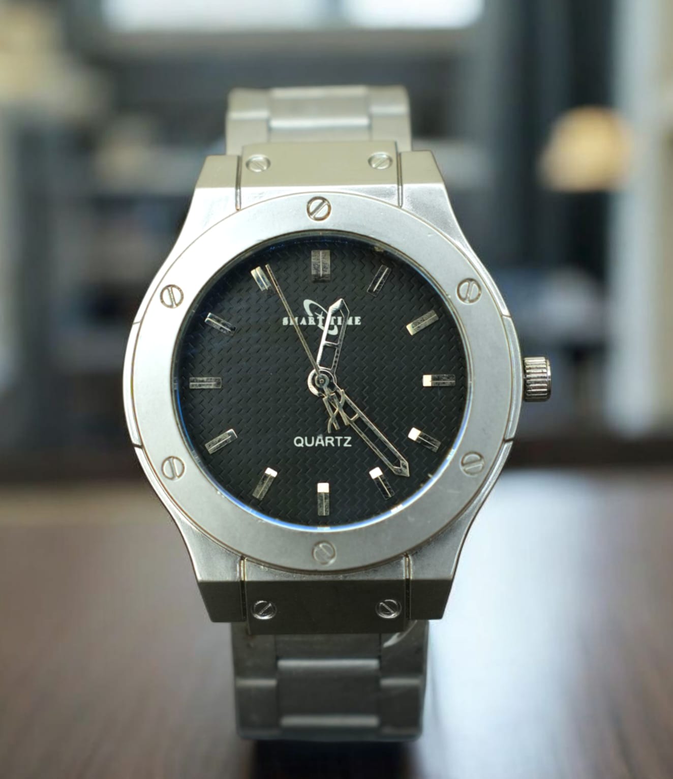 Smart Time Men’s Premium Quartz Watch – Black Dial