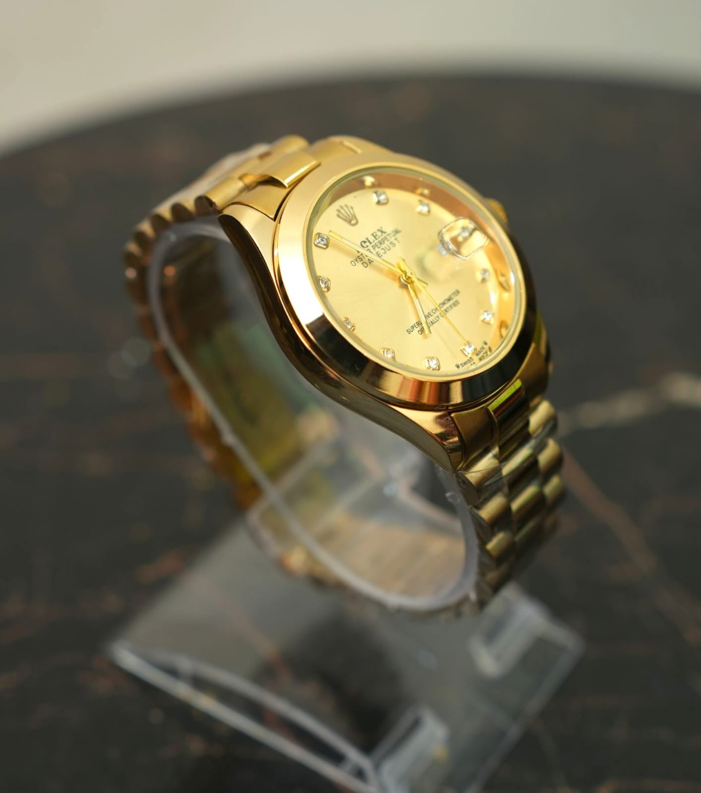Rolex (RLX) - Datejust Pure Gold with Golden Dial