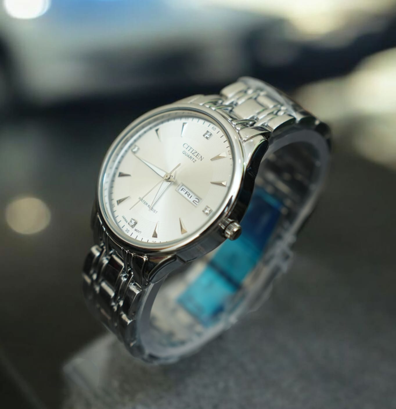 Citizen - Silver with white dial - Stainless Steel High Quality Watch