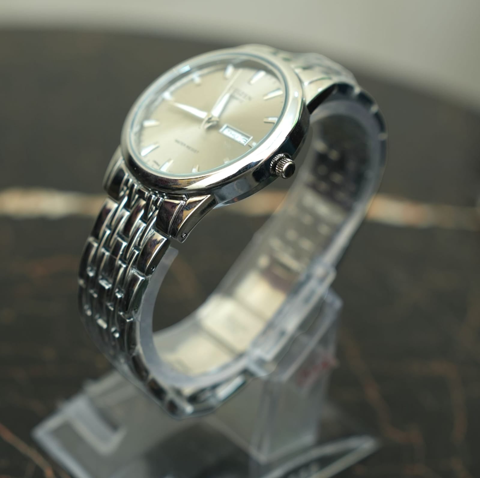 YW - Silver Light Gray - Stainless Steel High Quality Watch
