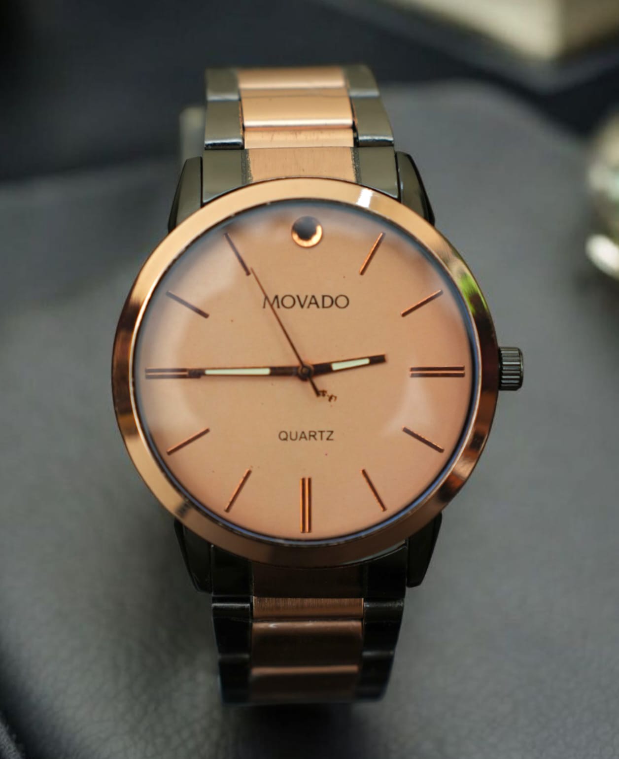 Movado - Two Tone Signature Stainless Steel Timepiece