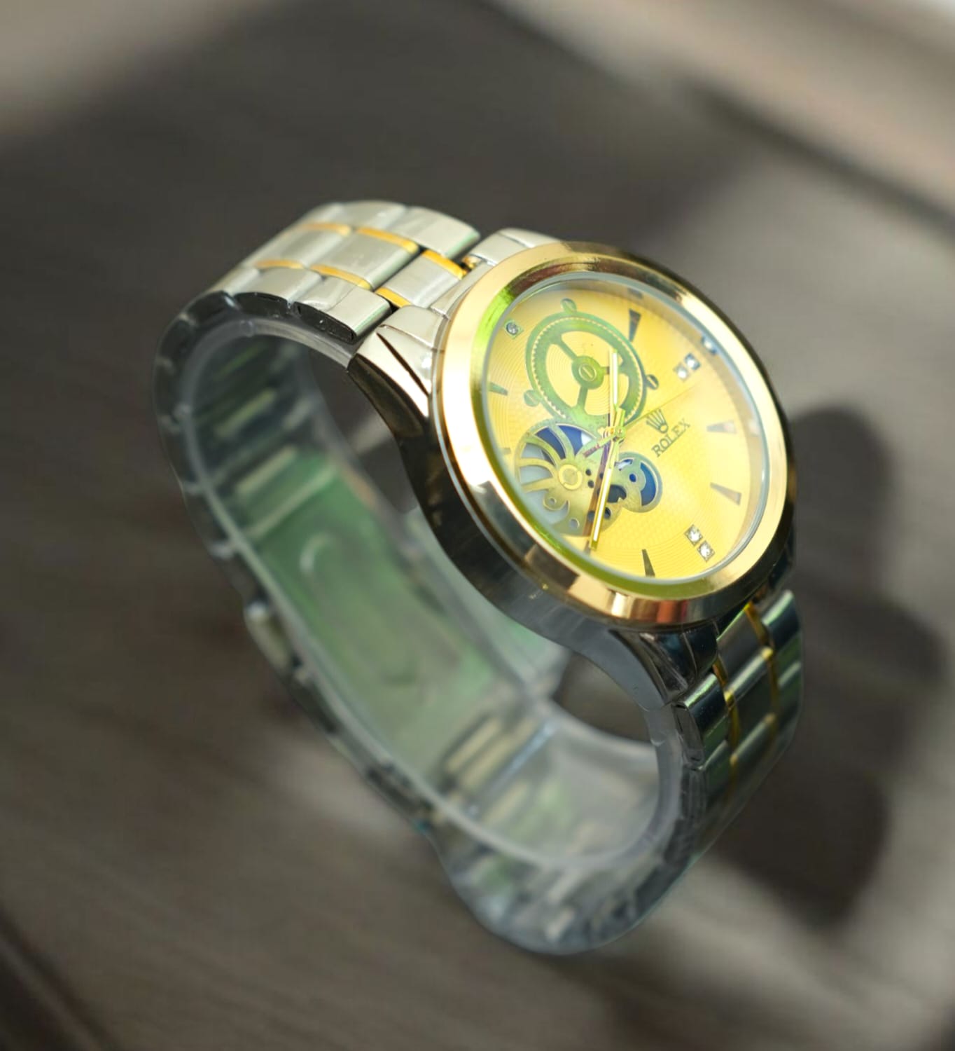 Rolex (RLX) -  Two Tone with Gold Dial