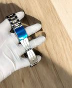 Proking - Elegant Silver Gold Stainless Steel Watch for Men