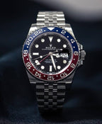 YW - GMT Master Silver with Black Dial (Pepsi)