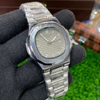 YW - Premium Nautilus Silver Grey Dial Watch
