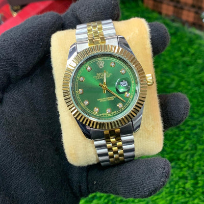 YW - Datejust Twotone with Premium Green Dial