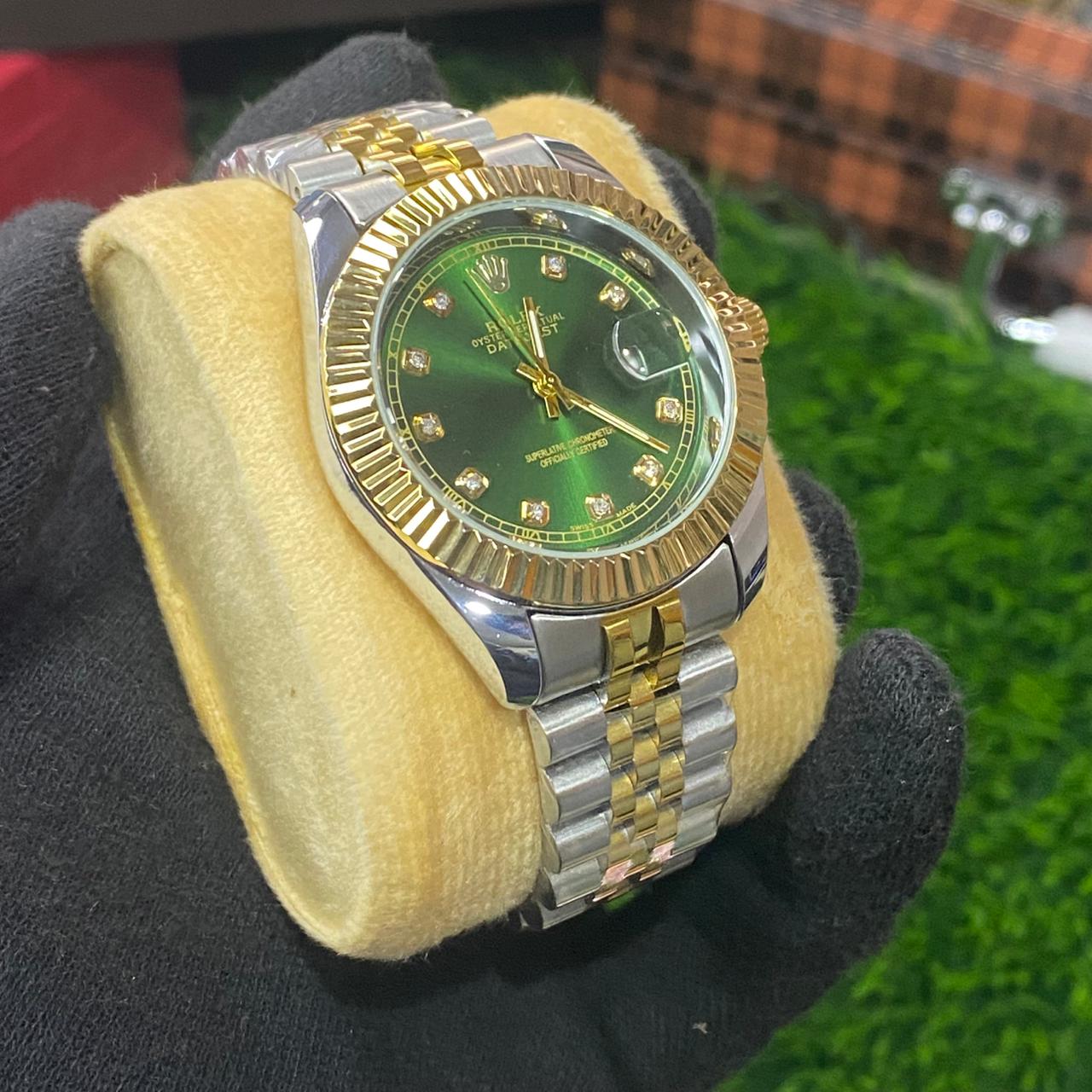 YW - Datejust Twotone with Premium Green Dial