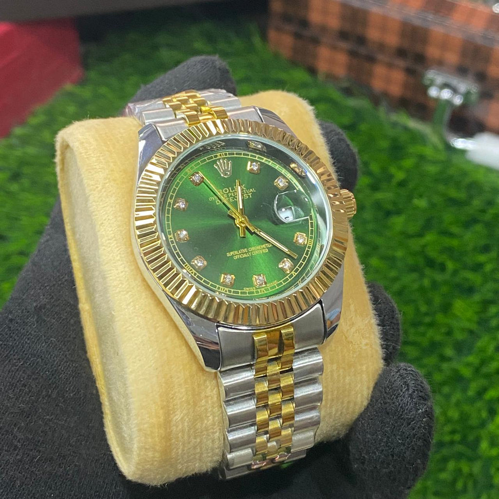 YW - Datejust Twotone with Premium Green Dial