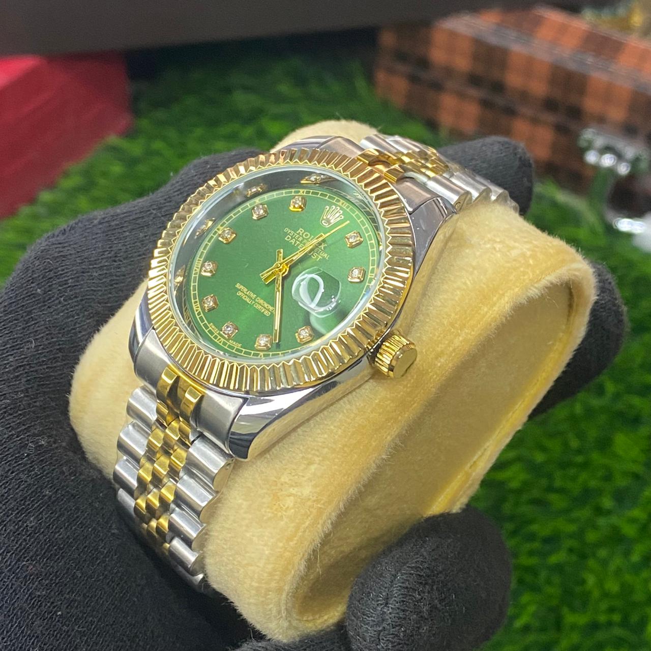YW - Datejust Twotone with Premium Green Dial
