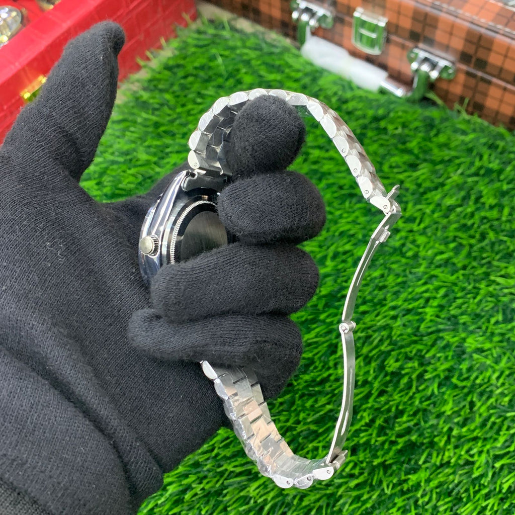 YW - Premium Datejust Silver with Brown dial Watch