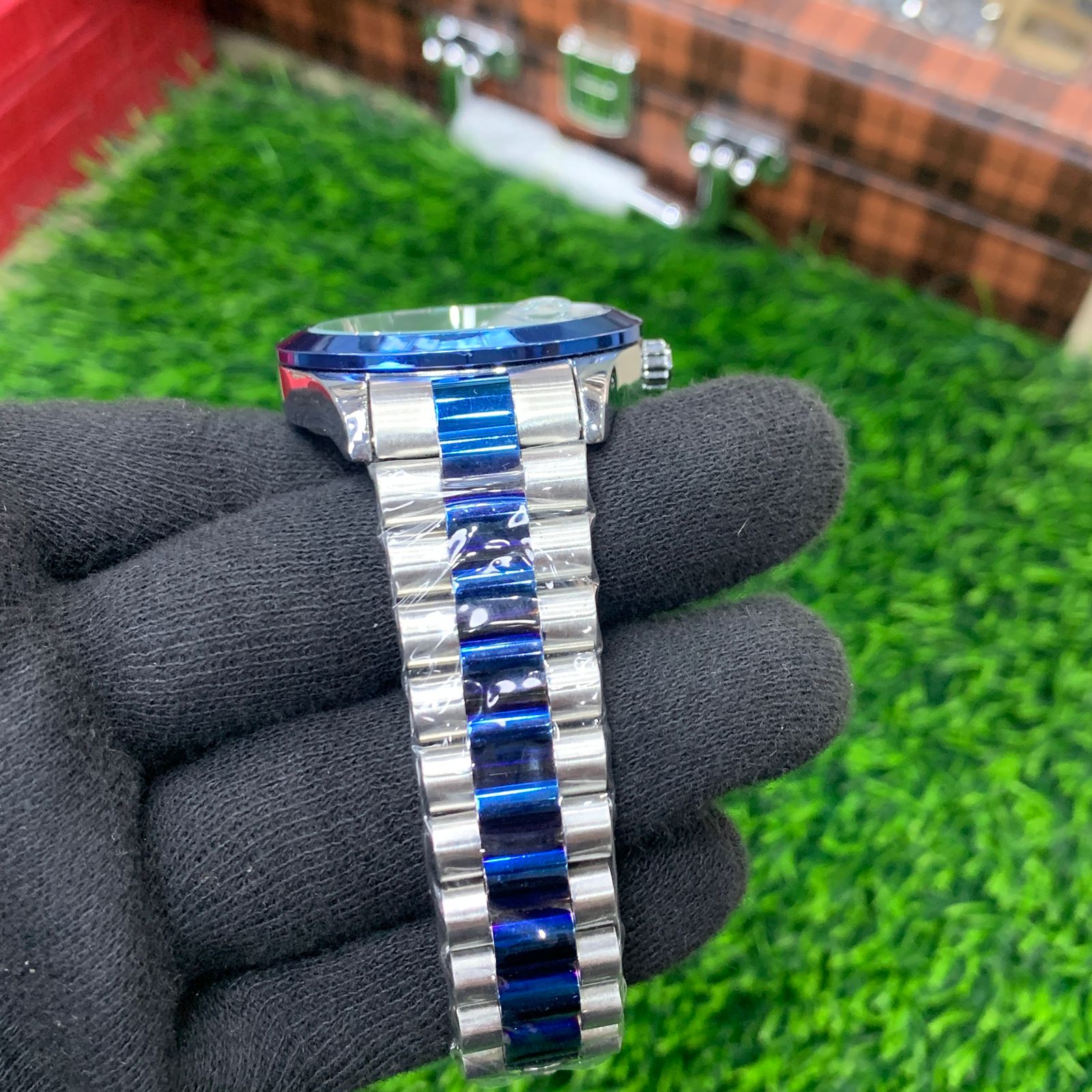 YW - Datejust Twotone Silver Blue with White dial
