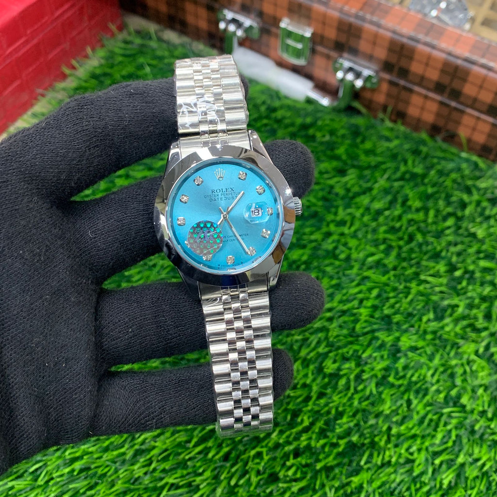 YW - Datejust Silver with Tiffany dial Watch
