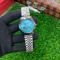 YW - Datejust Silver with Tiffany dial Watch
