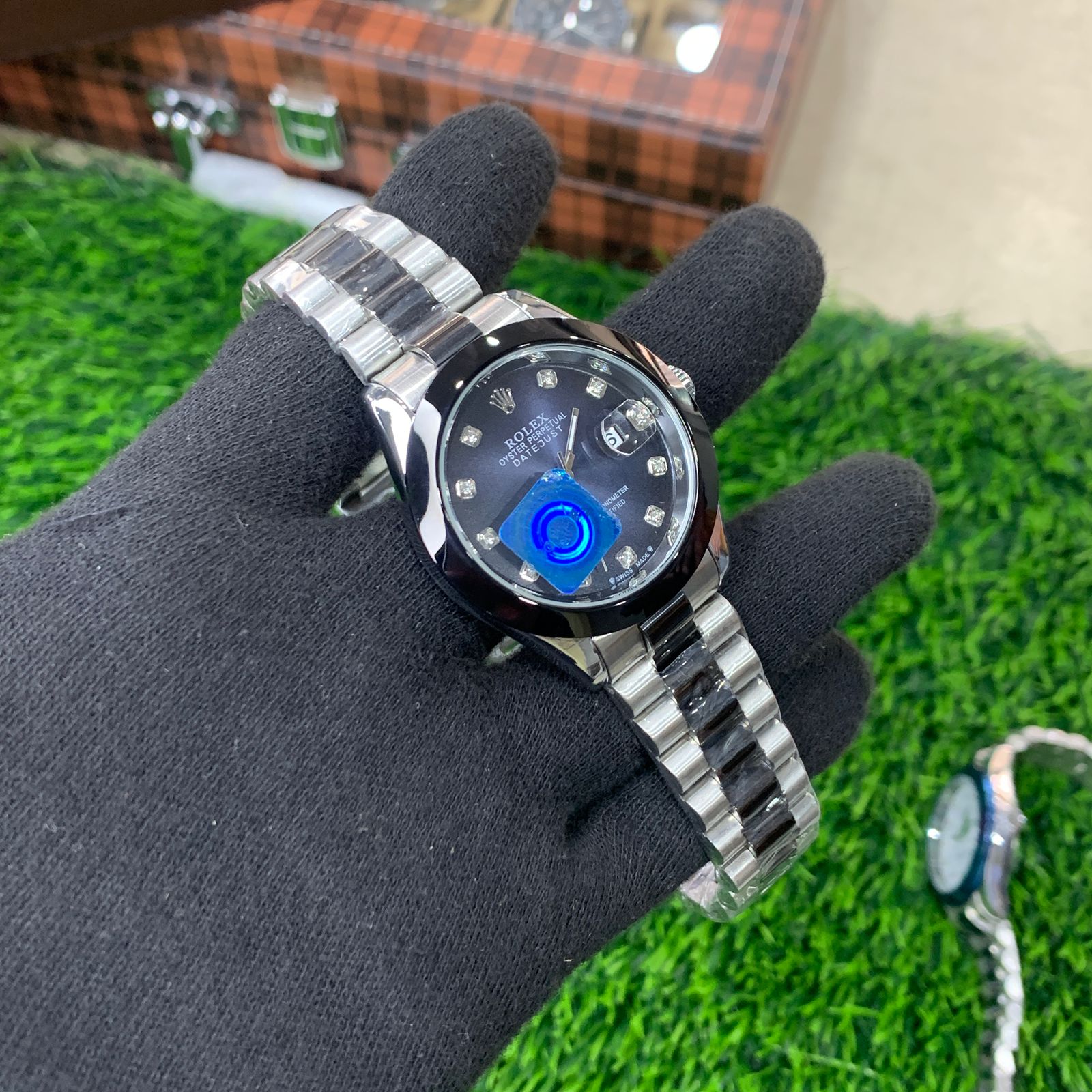 YW - Datejust Twotone with Black dial - Premium Watch