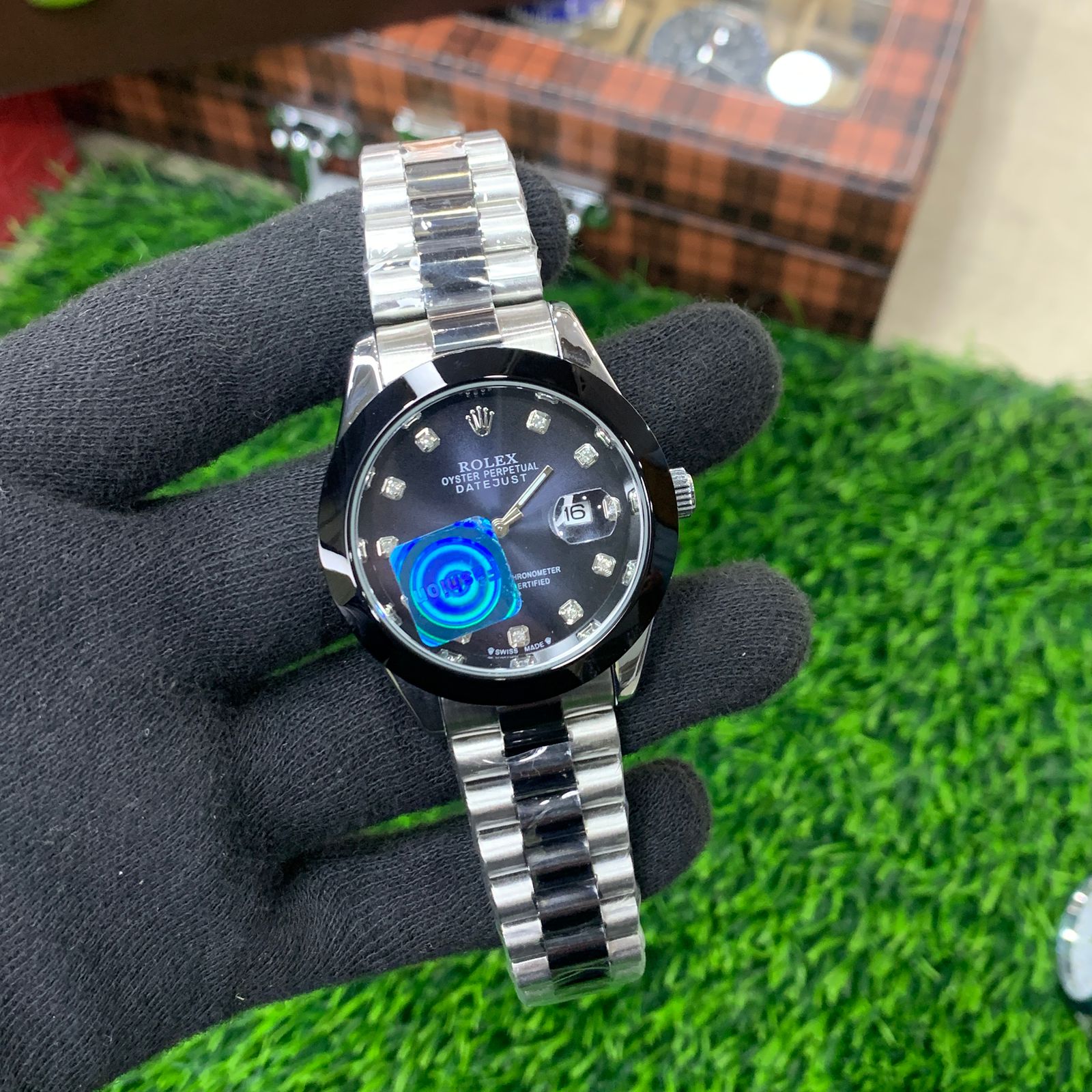 YW - Datejust Twotone with Black dial - Premium Watch