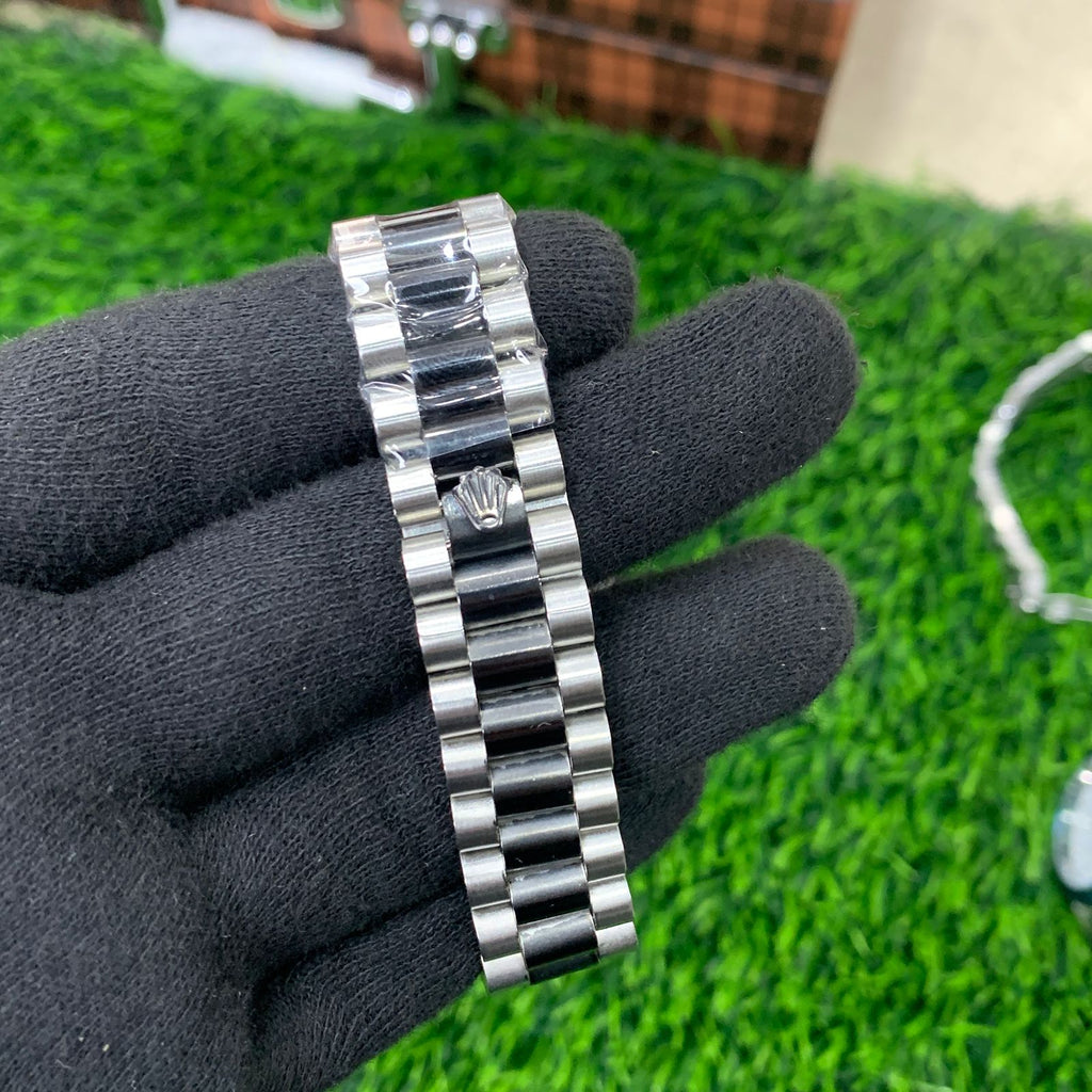 YW - Datejust Silver Black with Premium Black Dial - Luxury Watch