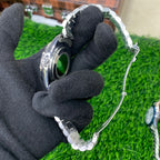 YW - Datejust Silver with Diamond Black Dial Watch