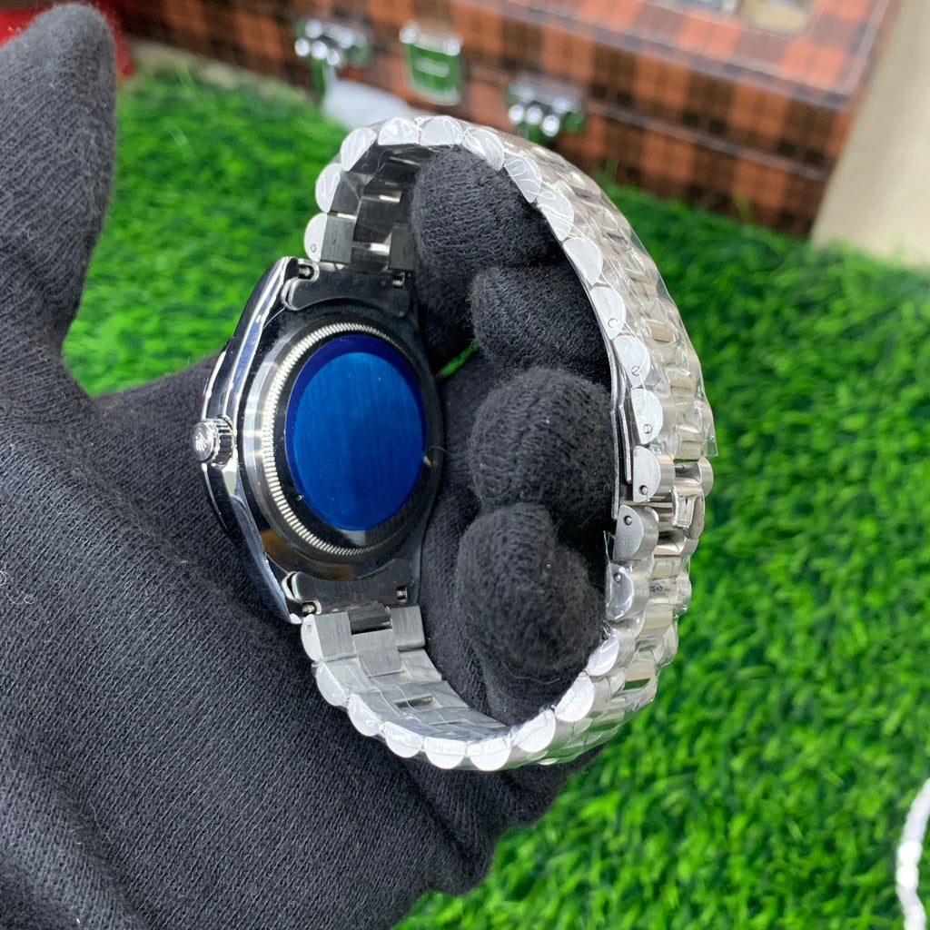 YW - Datejust Silver with Classic Blue Dial - Premium Watch