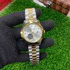 YW - Datejust Twotone Silver Gold with white dial