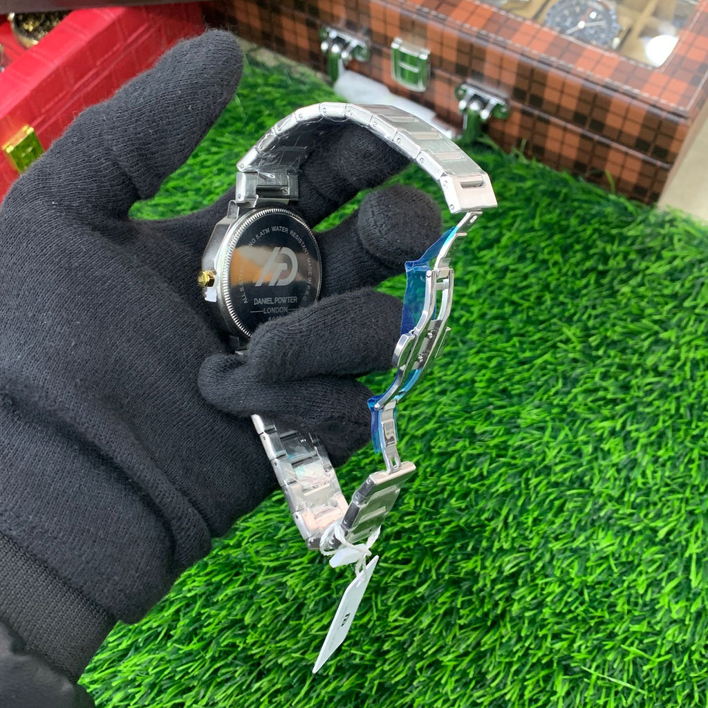 YW - Silver with Premium Green Dial Watch