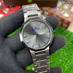 YW - Silver with Blue Black Dial - Premium Watch