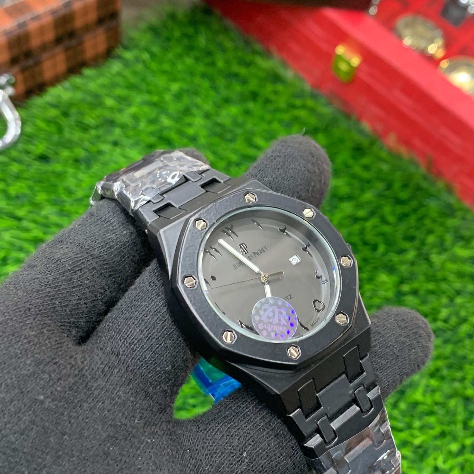 YW - Full Black with Arabic Dial Watch