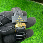 YW - Automatic Skeleton Watch for Men – Black Leather Strap