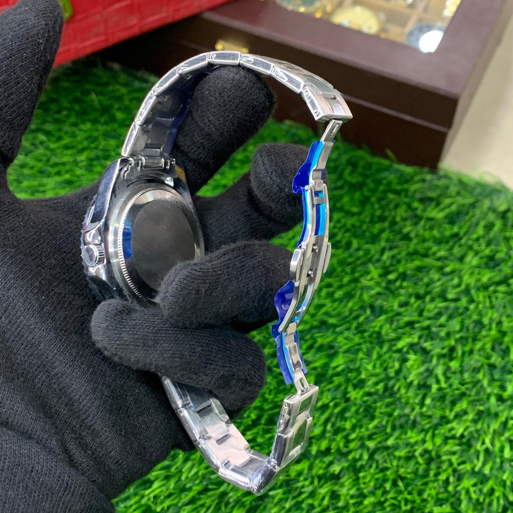 YW - GMT Silver with Green Dial - Premium Watch