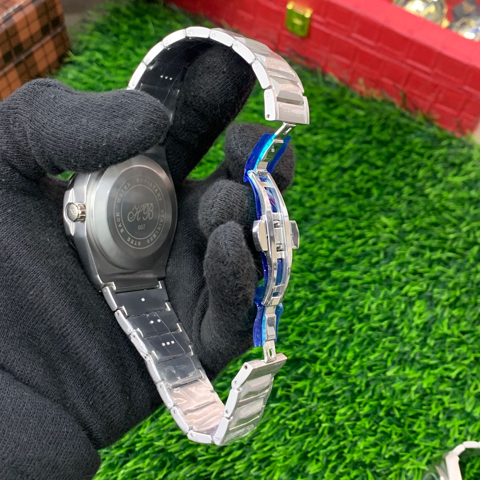 YW - Premium Diamond Cut Skeleton White Dial Watch