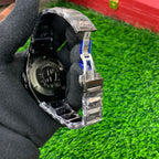 YW - Diamond Cut Skeleton Full Black Watch