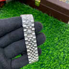 YW - GMT Silver with Blue dial Watch (Blue Bazel)