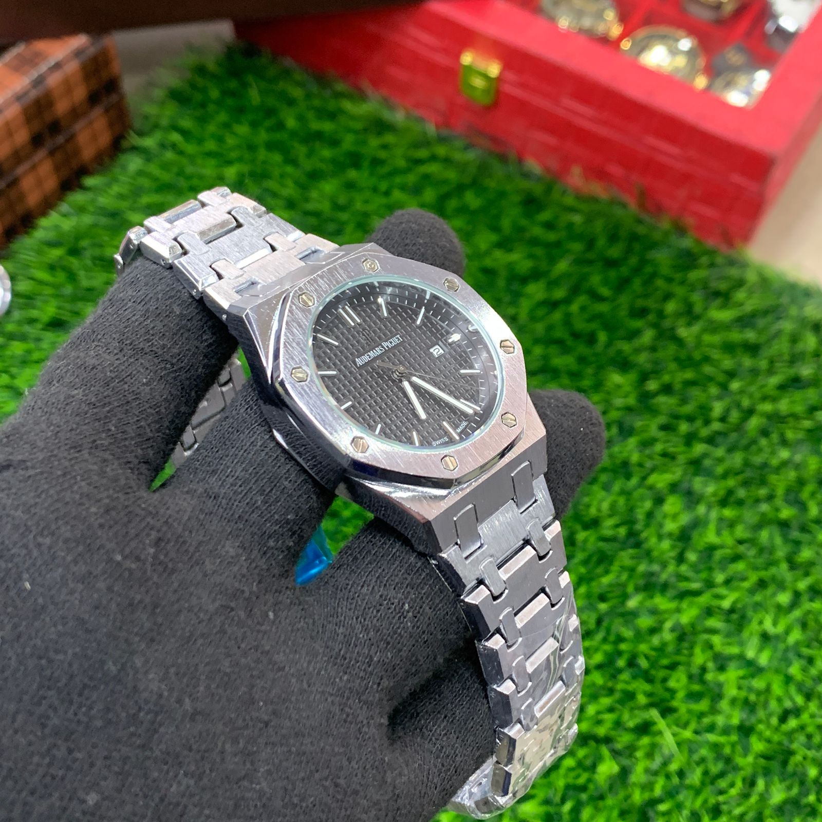 YW - Silver with Black Dial Master Quality Watch