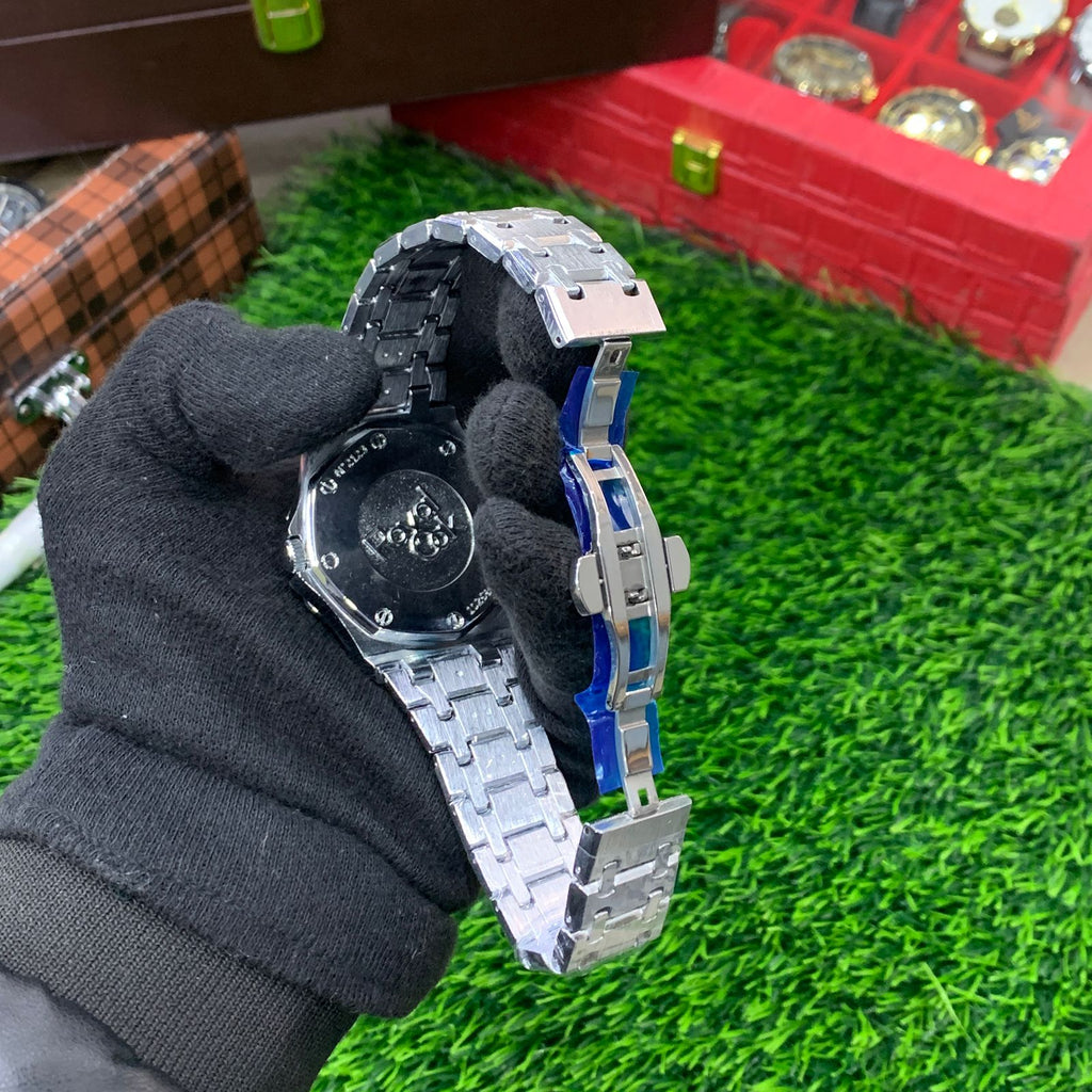 YW - Silver with Black Dial Master Quality Watch