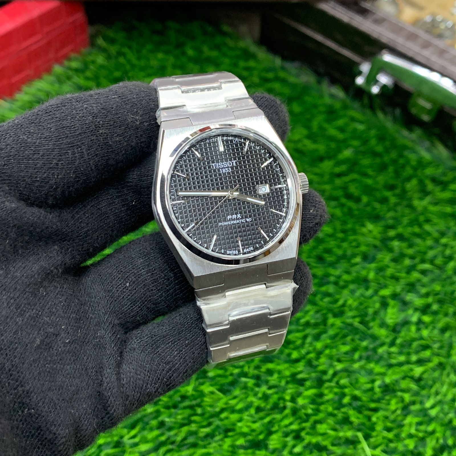 YW - Silver with Black Dial - Premium Watch