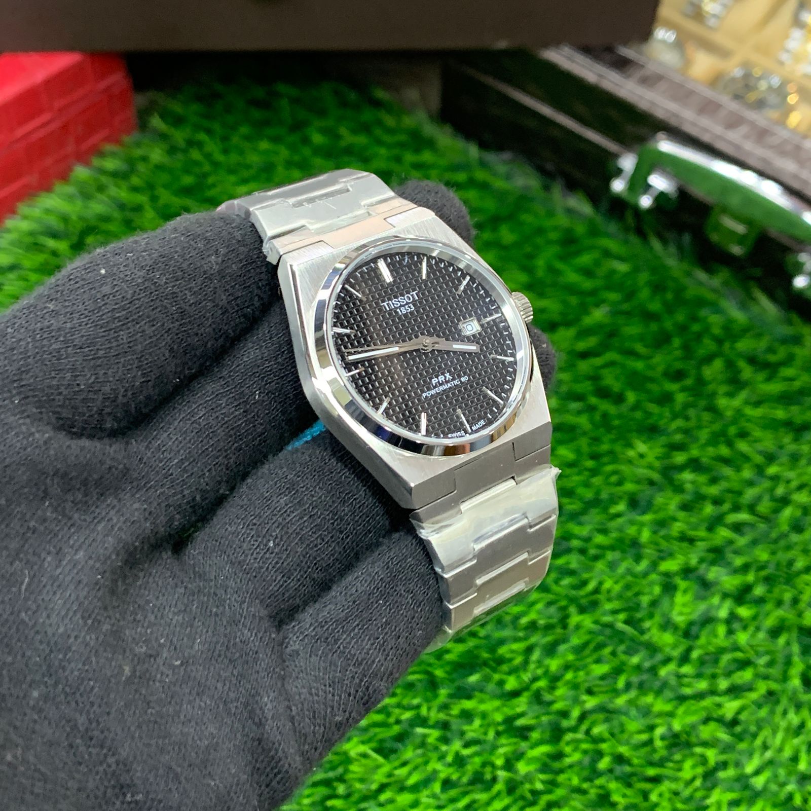 YW - Silver with Black Dial - Premium Watch