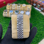 YW - Datejust Silver with White dial Watch