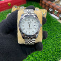 YW - Datejust Silver with White dial Watch