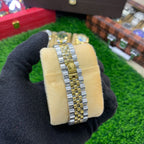 YW - Datejust Twotone Silver Gold with White dial Watch