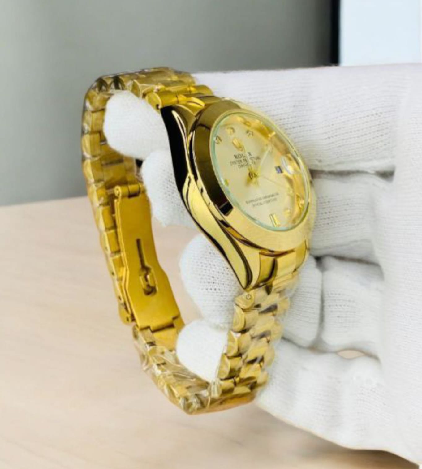 Rolex (RLX) - Datejust Pure Gold with Golden Dial