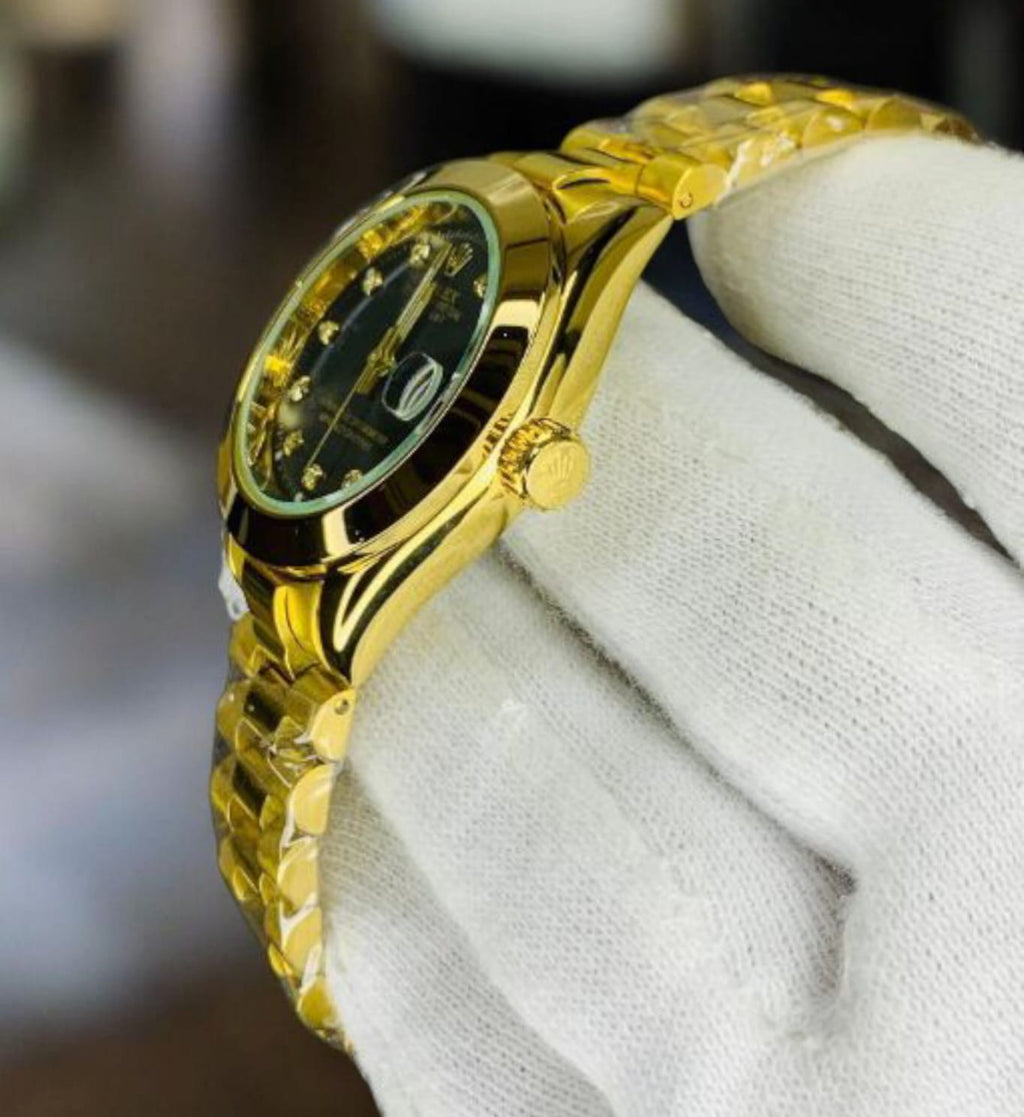 Rolex (RLX) - Datejust Gold with Premium Black Dial