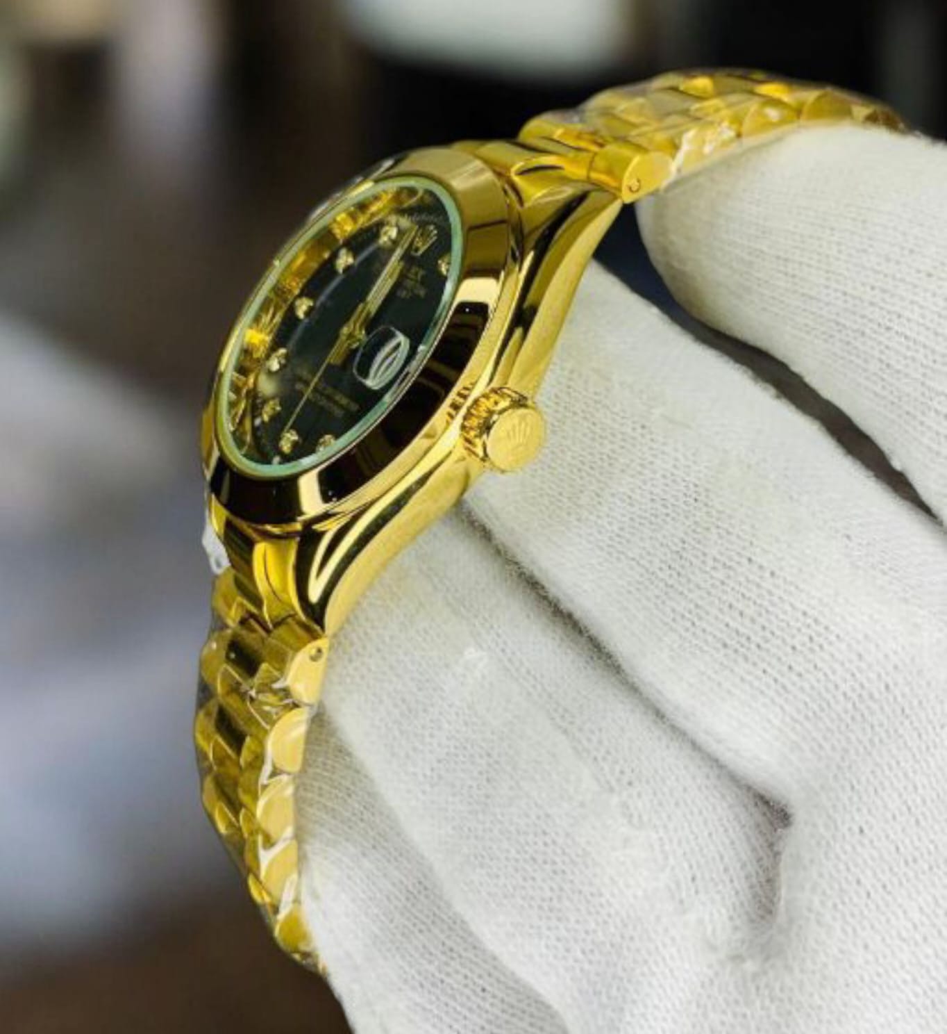 Rolex (RLX) - Datejust Gold with Premium Black Dial