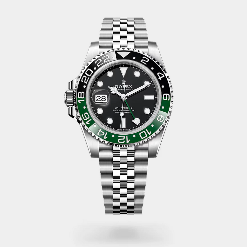 Rolex (RLX) - GMT Master | Silver with Green Black Dial