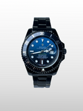 YW - GMT Black with Back Blue Dial Watch